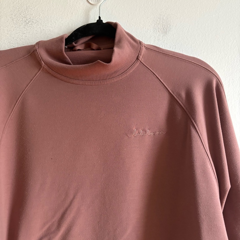 Lululemon Sz S Up High Pullover Relaxed Sweater in Spanish Oak - Picture 4 of 7
